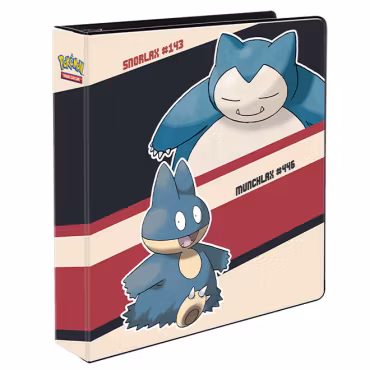 Pokemon 3-rings Album Snorlax & Munchlax (Ultra Pro)