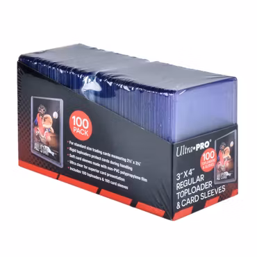 Ultra Pro toploaders & Soft Sleeves Bundle Standard Storkek (100 st)