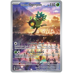 Teal Mask Ogerpon Illustration Rare Promo #123 - Pokémon Scarlet & Violet: Twilight Masquerade (Förseglad)
