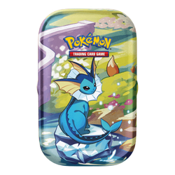 Pokemon Scarlet & Violet 8.5: Prismatic Evolutions Mini Tin - Vaporeon