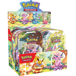 Pokemon Scarlet & Violet 8.5: Prismatic Evolutions Mini Tin x8 - Display