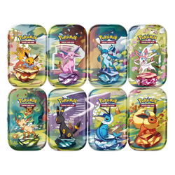 Pokemon Scarlet & Violet 8.5: Prismatic Evolutions Mini Tin x8 - Display