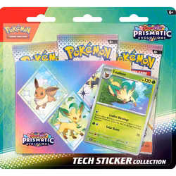 Pokemon Scarlet & Violet 8.5: Prismatic Evolutions Tech Sticker Collection Blister - Leafeon