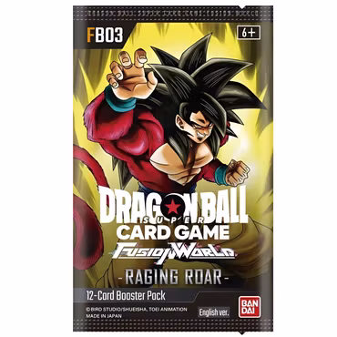 Dragonball Super Card Game Fusion World FB03 Raging Roar Booster Pack