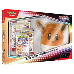 Pokemon Scarlet & Violet 8.5: Prismatic Evolutions Accessory Pouch Bundle