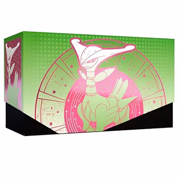 Iron Leaves Empty Elite Trainer Card Box (Endast box)