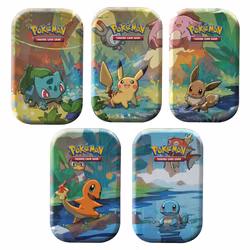 Pokemon Kanto Friends Mini Tin x5 (2025)