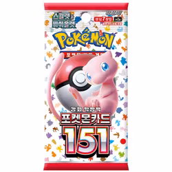 Pokemon Scarlet & Violet: 151 Booster Pack (Koreansk)