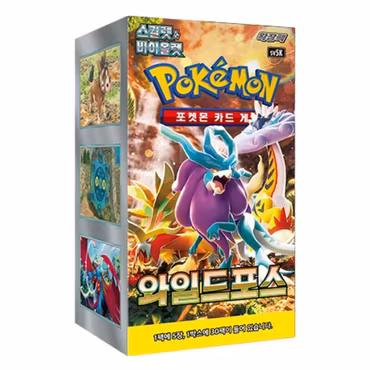 Pokemon Scarlet & Violet: Wild Force Booster Box (Koreansk)