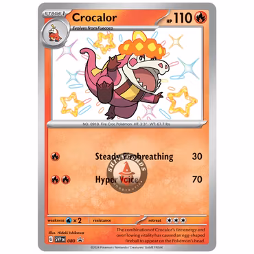 Crocalor - SVP080 Black Star Promo - Pokémon Scarlet & Violet: Paldean Fates