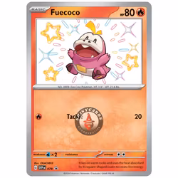 Fuecoco - SVP079 Black Star Promo - Pokémon Scarlet & Violet: Paldean Fates