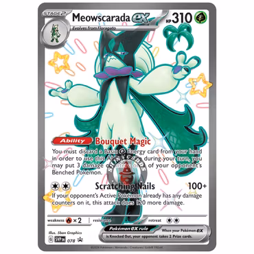 Meowscarada ex - SVP078 Black Star Promo - Pokémon Scarlet & Violet: Paldean Fates