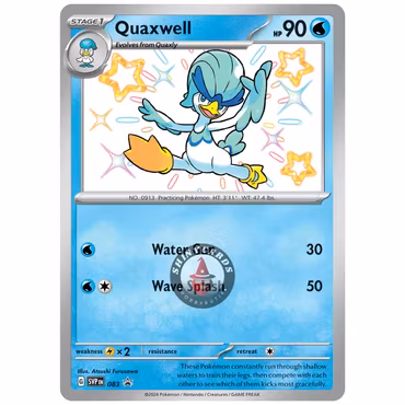Quaxwell - SVP083 Black Star Promo - Pokémon Scarlet & Violet: Paldean Fates
