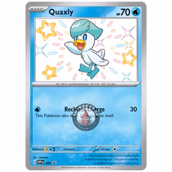 Quaxly - SVP082 Black Star Promo - Pokémon Scarlet & Violet: Paldean Fates