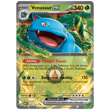 Venusaur ex - MEW003 Black Star Promo - Pokémon Scarlet & Violet: 151