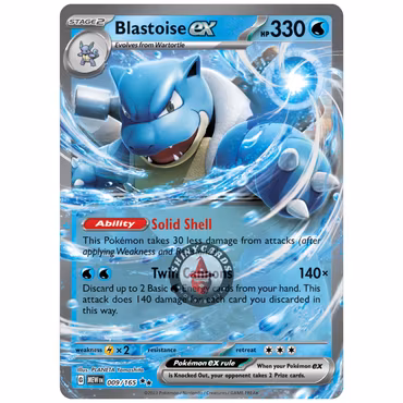 Blastoise ex - MEW009 Black Star Promo - Pokémon Scarlet & Violet: 151