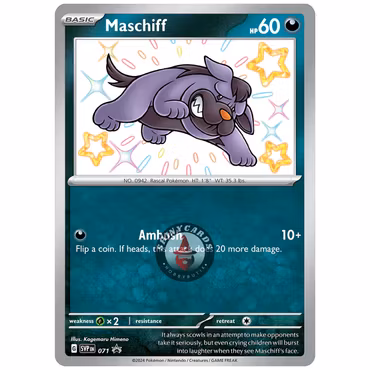 Maschiff - SVP071 Black Star Promo - Pokémon Scarlet & Violet: Paldean Fates