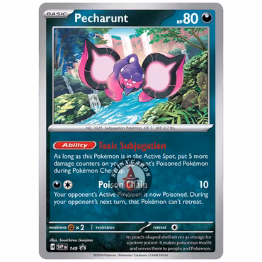 Pecharunt Holo - SVP149 Black Star Promo - Pokémon Scarlet & Violet: Shrouded Fable