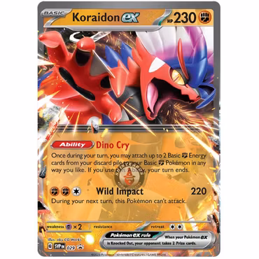 Koraidon ex - SVP029 Black Star Promo - Pokémon Scarlet & Violet