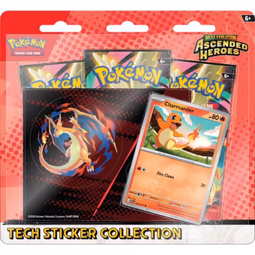 Pokemon Ascend Heroes 3-Pack Blister - Charmander