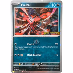 Yvetal Holo 088/132 - ME01 Stamped Promo - Pokémon Mega Evolution (Förseglad)