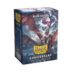 Dragon Shield Anniversary Special Edition Matte Dual Blue Silver