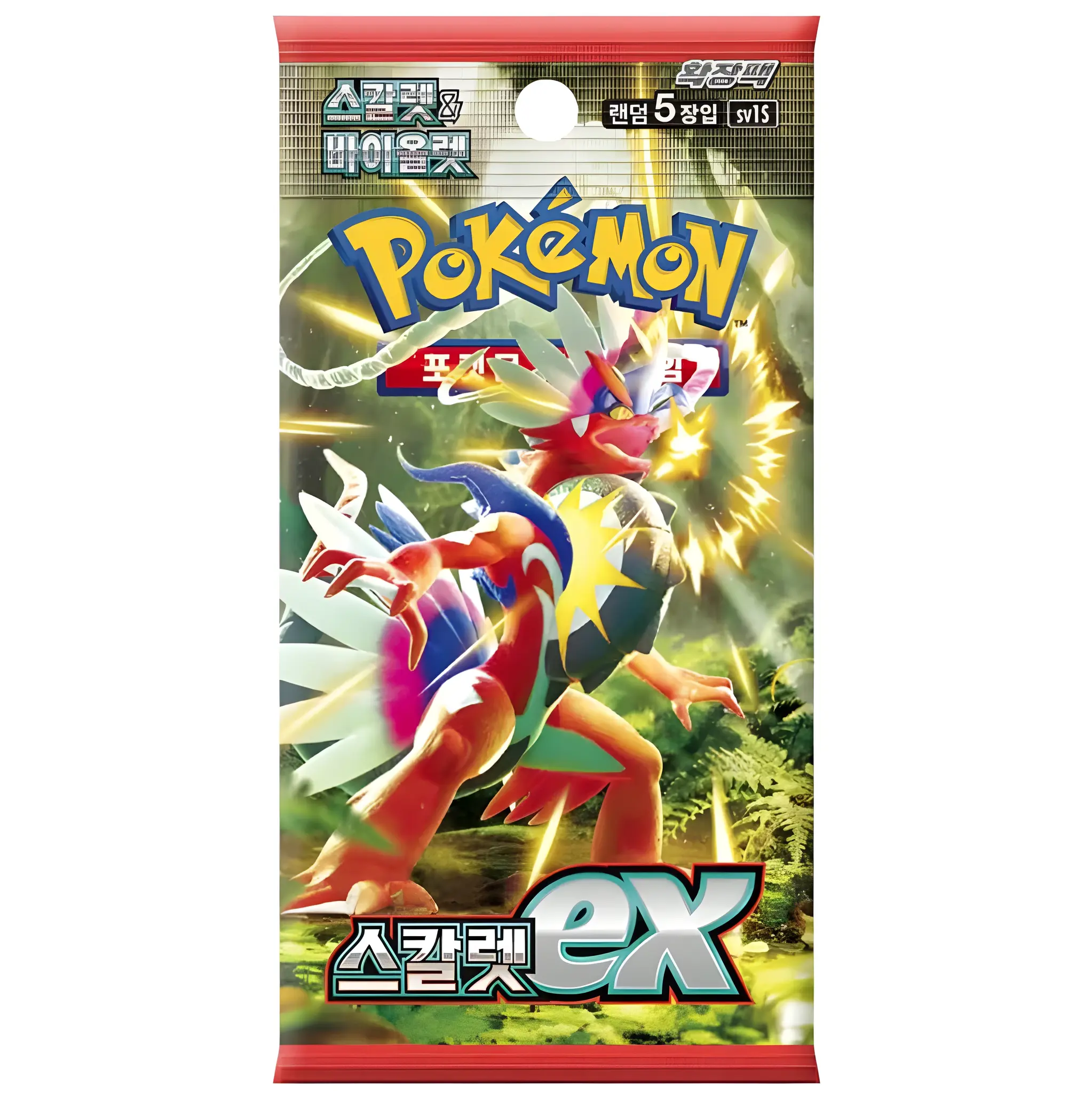 Pokemon Scarlet & Violet: Scarlet ex Booster Pack (Koreansk)
