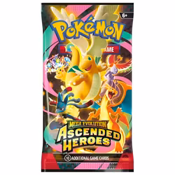 Pokemon Mega Evolution 2.5: Ascend Heroes Booster Pack (MAX 8 PER KUND)