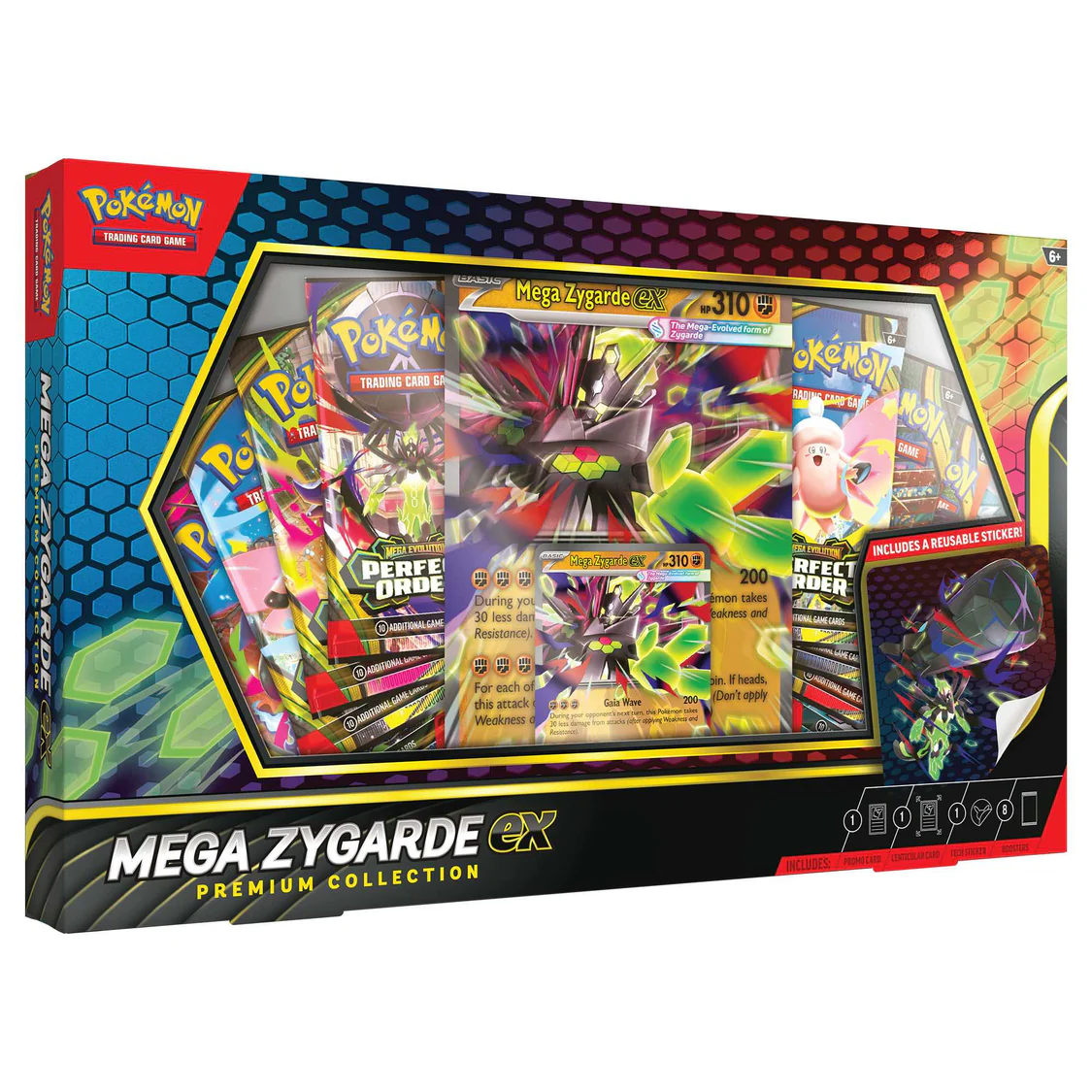 Pokemon EX Mega Zygarde Premium Collection Box