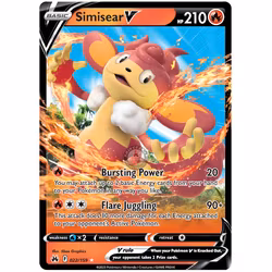 Simisear V – 022/159 – Pokémon Sword & Shield: Crown Zenith
