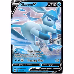 Glaceon V – 038/159 – Pokémon Sword & Shield: Crown Zenith