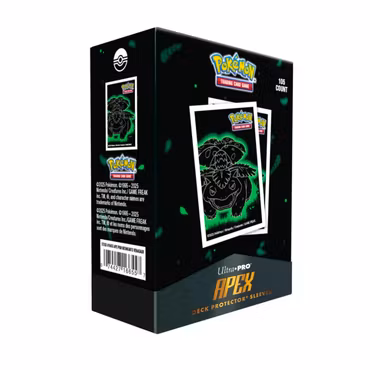 Pokemon TCG: Apex Deck Protector Sleeves - Neon Kanto Venusaur