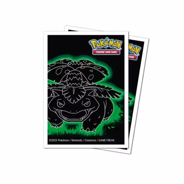 Pokemon TCG: Apex Deck Protector Sleeves - Neon Kanto Venusaur