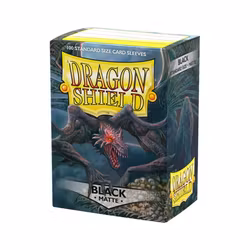 Dragon Shield Sleeves Matte Black (100 st)
