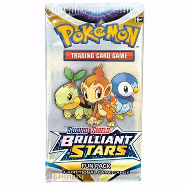 Pokemon Sword & Shield 9: Brilliant Stars Booster Fun Pack