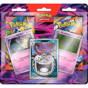 Pokemon Mega Evolution: Enhanced 2-Pack Blister - Gengar, Marshadow & Team Rocket's Mimikyu