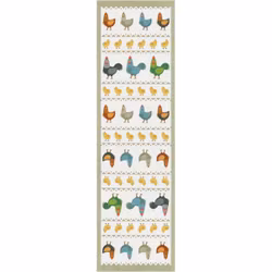 Hönsfamilj löpare 35x120