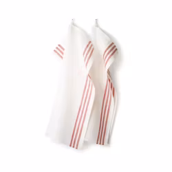 Handduk Diagonal Röd