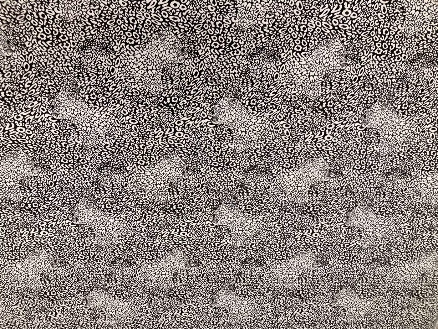 Leopard Jaquard