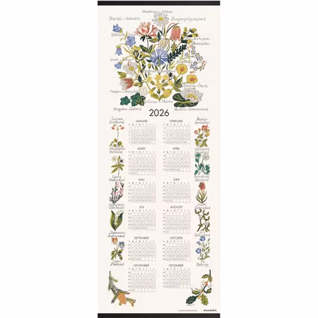 Landskapsblommor, kalender 2026