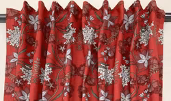 Julblomma gardinkappa