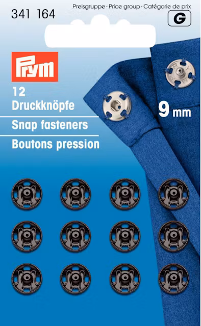 Tryckknappar 9 mm