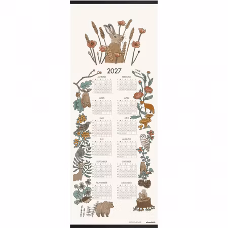 Skogens djur, kalender 2027