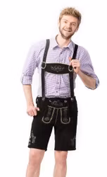 Lederhosen Gustav - Svart