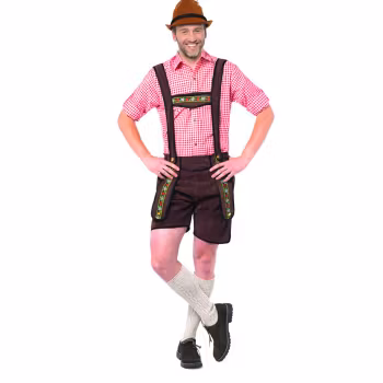 Johann, mörkbrun - korta