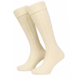 Oktoberfest - knästrumpor, off white