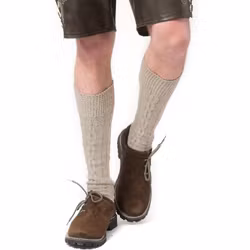 Oktoberfest - Knästrumpor, multibeige