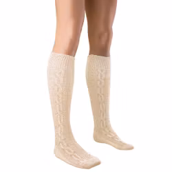 Tyrolersockar - Cream white