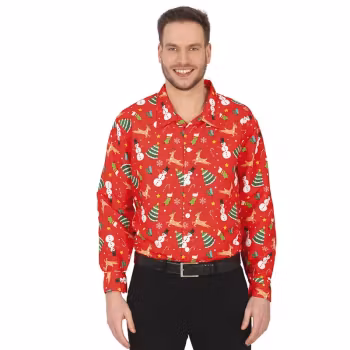 Julskjorta - Röd