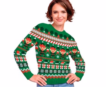 Jultröja Dam - Tomtenisse